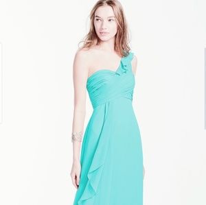 David's Bridal Chiffon Bridesmaid dress.